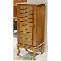 Powell Oak Jewelry Armoire