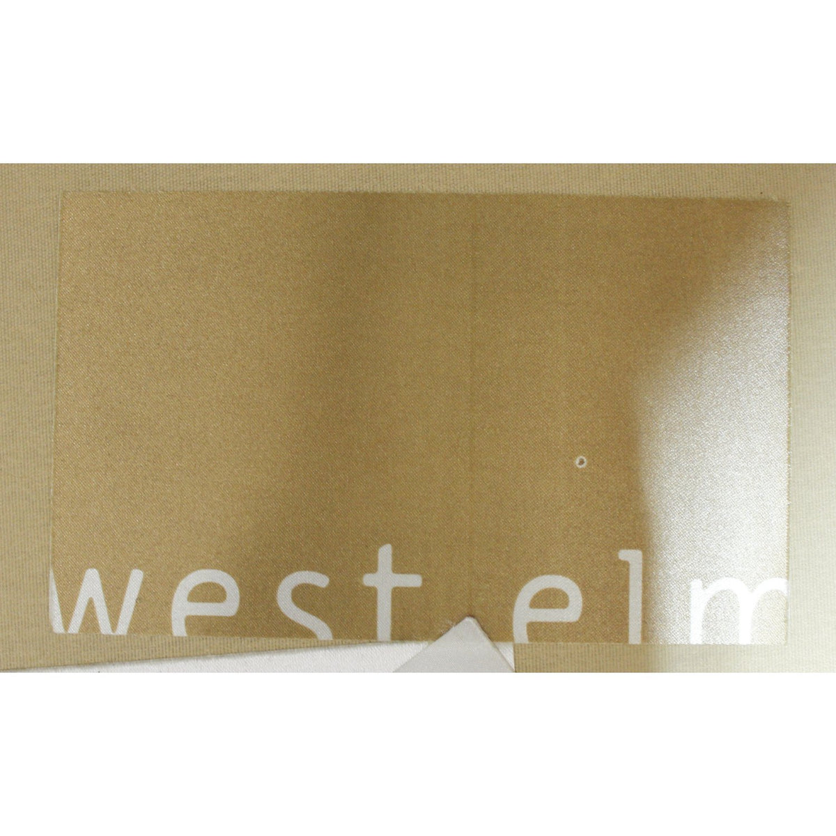 West Elm Pewter Twill Sofa