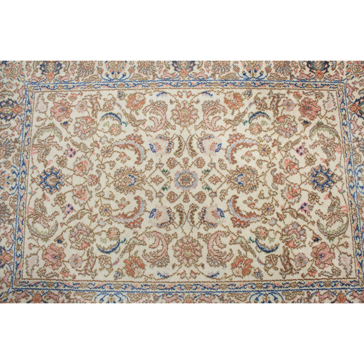 4' 4" x 6'  Ivory Floral Area Rug