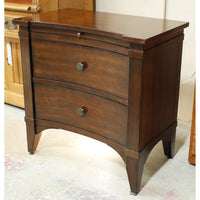 Hooker Furniture 2 Drawer Nightstand w/Pullout & Light