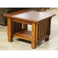 Oak Mission End Table