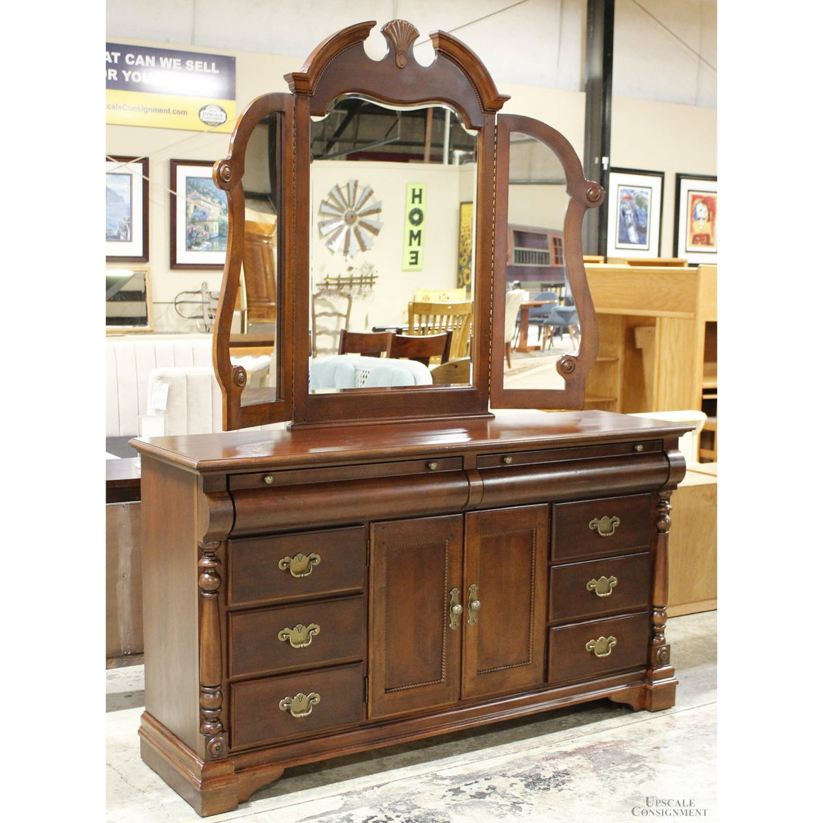 Universal Furniture Triple Dresser w/Mirror – Upscale Consignment