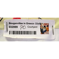 68'' x 38'' Framed Artwork 'Bouganvillas in Greece'