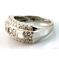 Vintage .80ctw Diamond 14K White Gold Ring - Refurbished