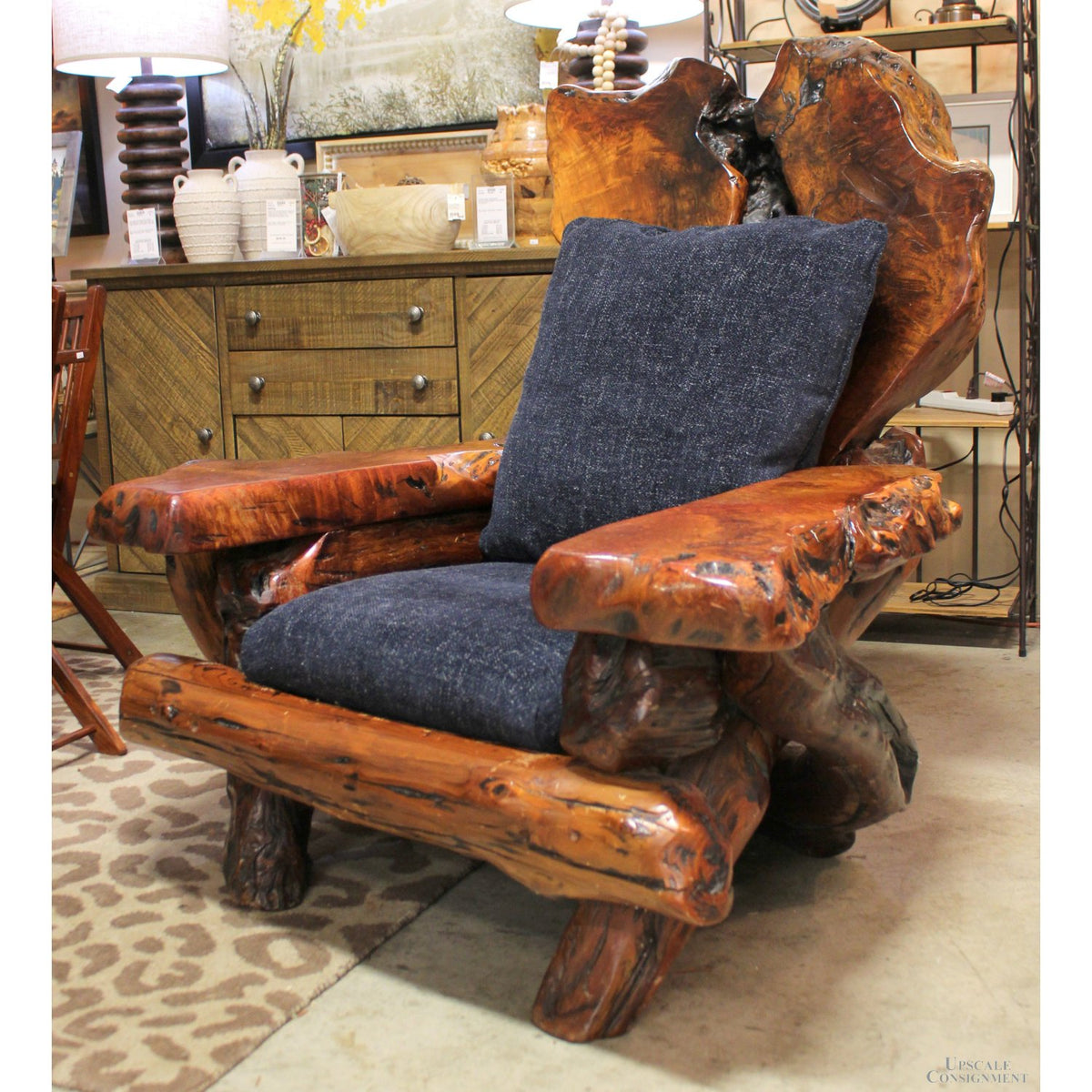 Redwood Burl Chair