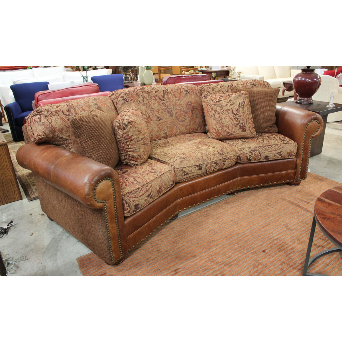 Paisley Conversation Sofa