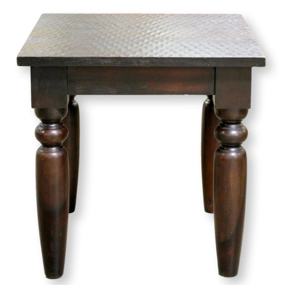 Hand Hewn Tropical End Table