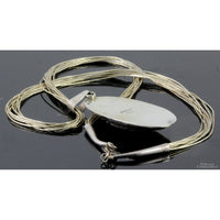 Navajo Henry Davis Sterling Silver Kokopelli Storyteller Pendant Necklace 12K Gold Overlay Liquid Silver 20”