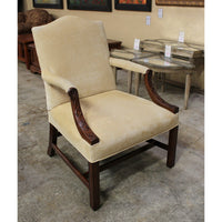 Ethan Allen Pale Yellow Arm Chair