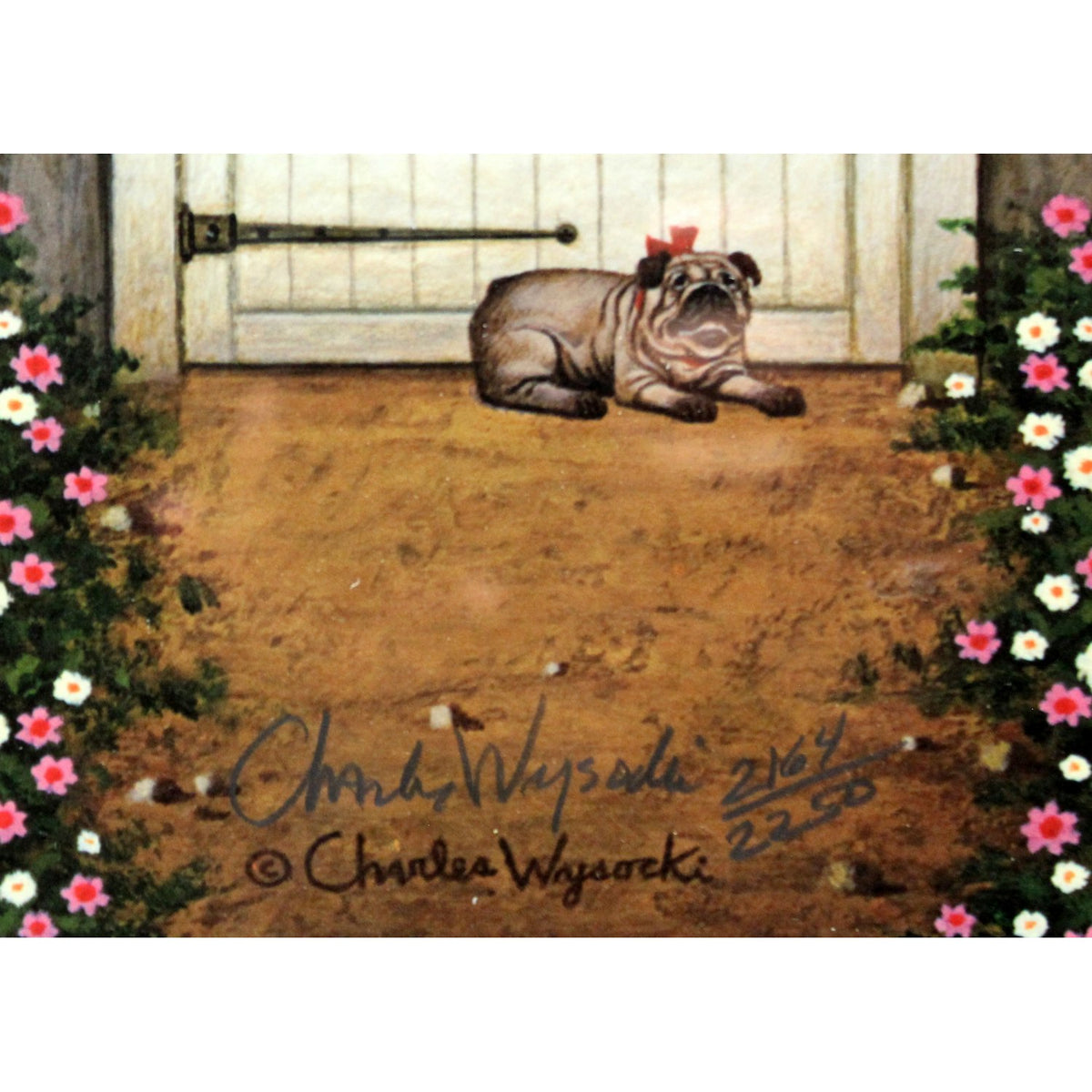 Charles Wysocki Framed L.E. Print "Bach's Magnificat in D Minor"