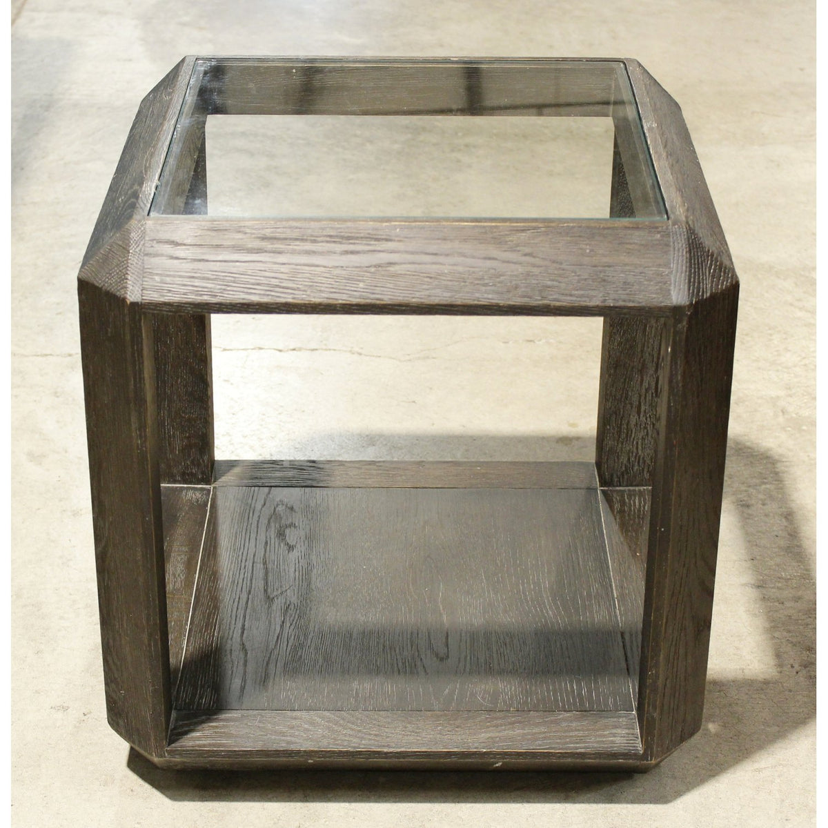 Restoration Hardware 'Grand Framed' Square Side Table