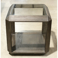 Restoration Hardware 'Grand Framed' Square Side Table