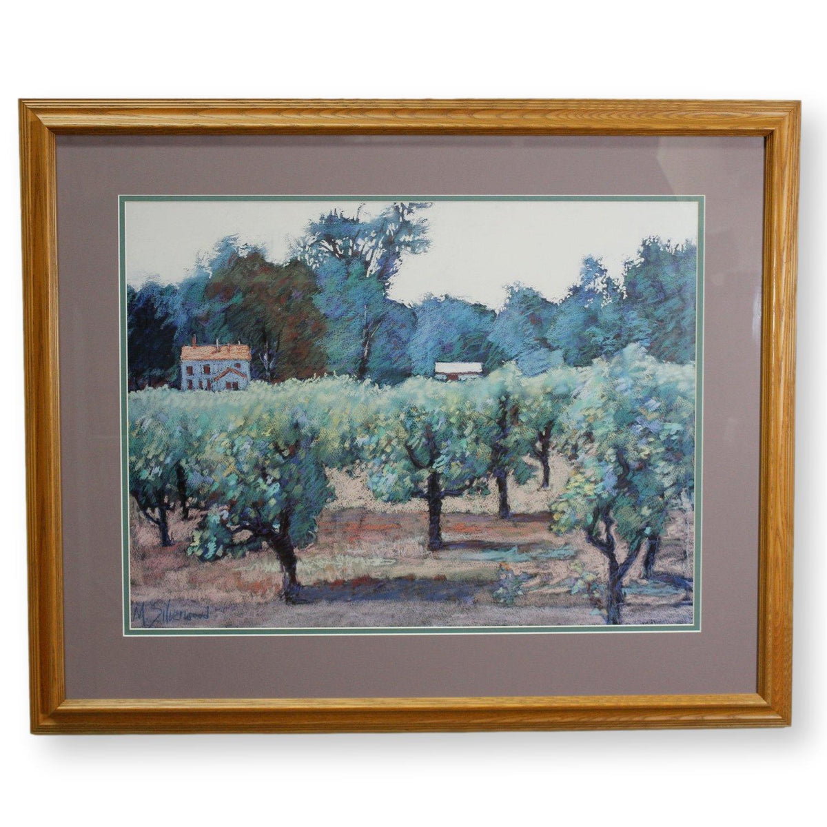 Framed Landscape Print by Mary Silverwood