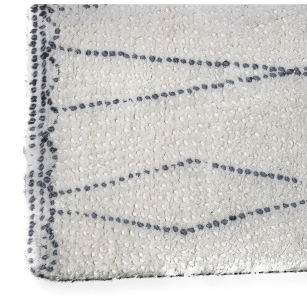 West Elm 8' X 10' White Safi Tapis Area Rug