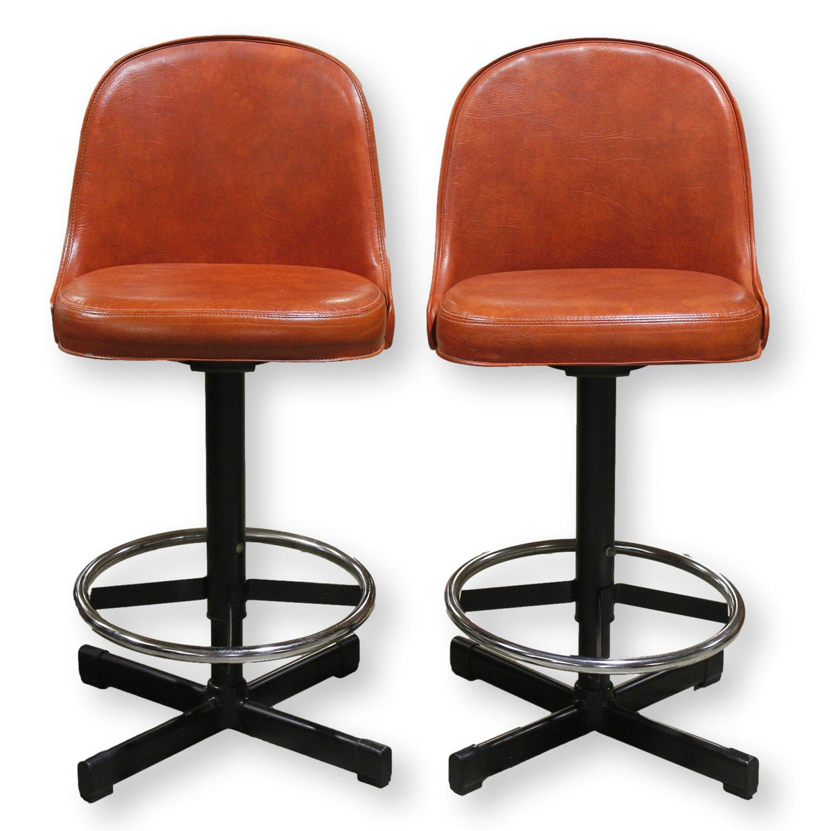 Samsonite Pair of Mid-Century Modern Counter Stools