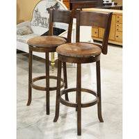 Sunny Design Pair of Swivel Bar Stools