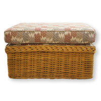 Wicker Ottoman