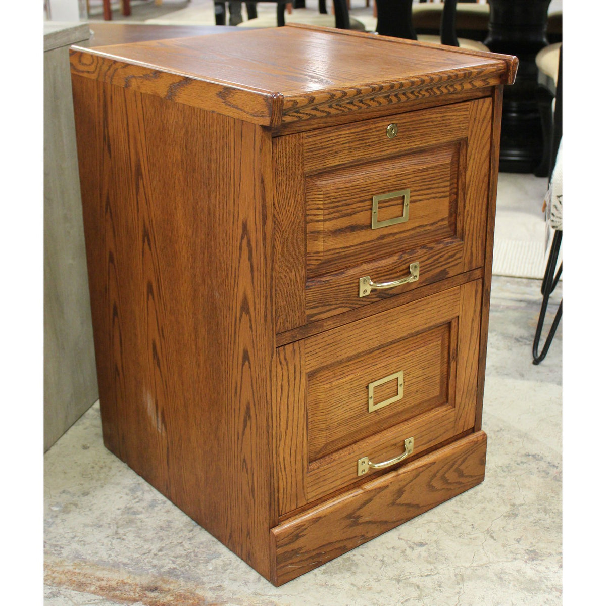 Winners Only 2 Drawer Oak File Cabinet