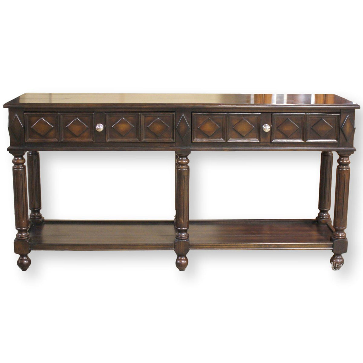 Dark Wood Console Table