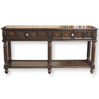 Dark Wood Console Table