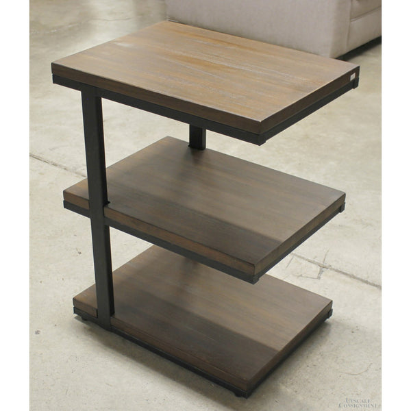 Pottery Barn 'Allen' Rectangular Tiered End Table