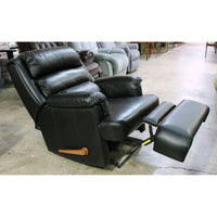 Black Leather Rocking Recliner
