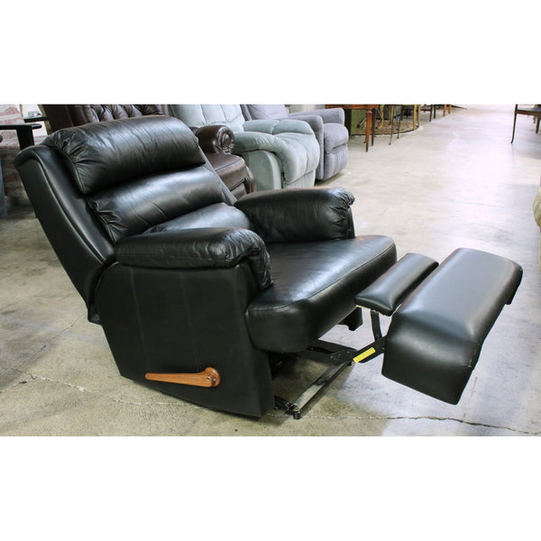 Black Leather Rocking Recliner