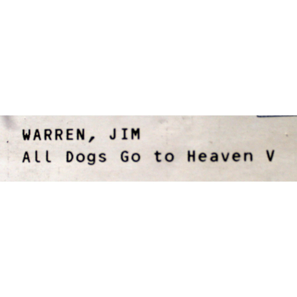Framed Limited Edition Print "All Dogs Go To Heaven" by Jim Warren
