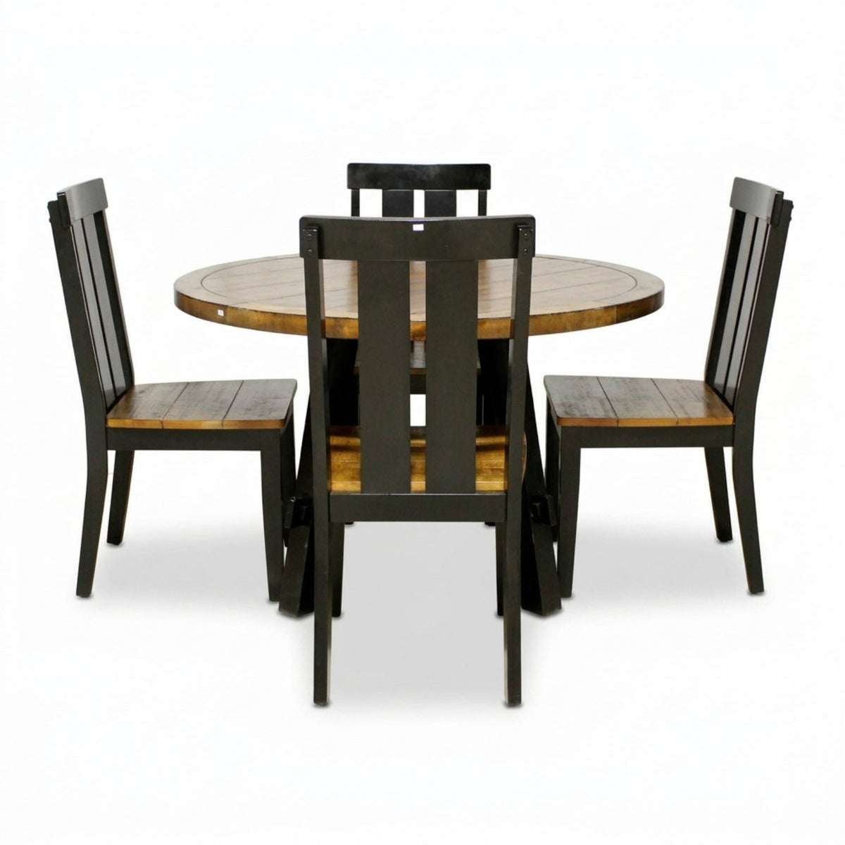 Plank Style Dining Set w/4 Chairs