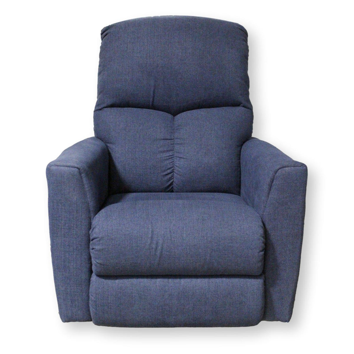 La-Z-Boy Blue Swivel Rocking Power Recliner w/adjustable Lumbar & Headrest