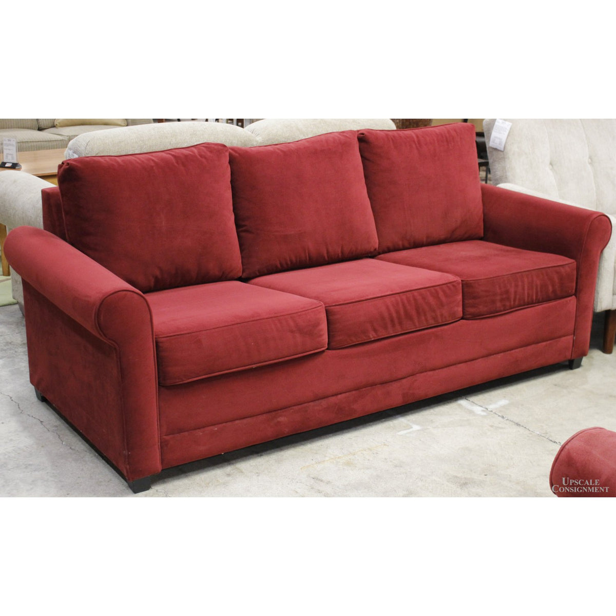 Stanton Queen Size Red Sleeper Sofa