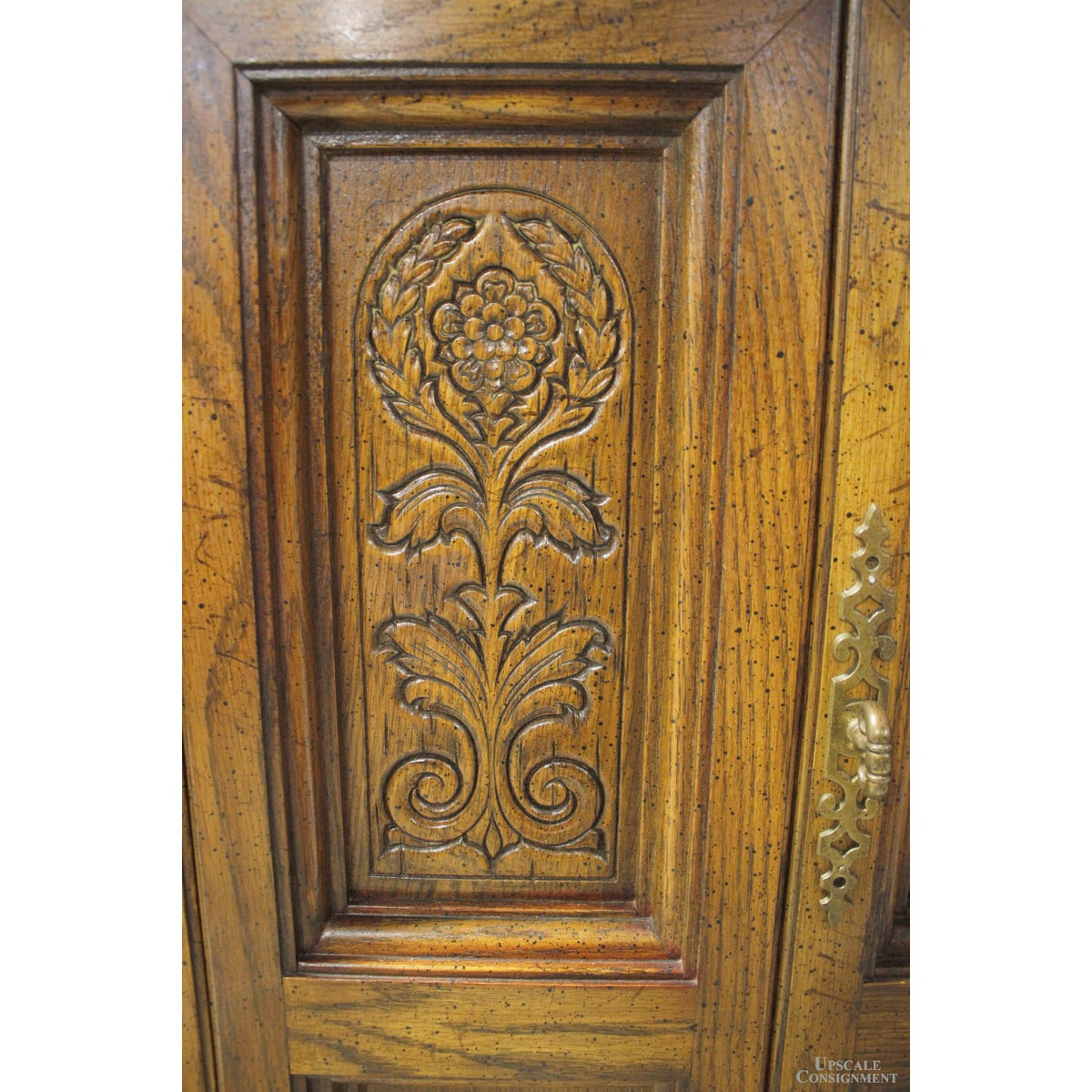 Ornate Oak Server