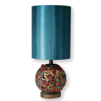Multi-Color Gemstone Lamp w/Tall Shade