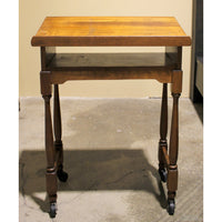 Walnut Lectern Bookstand on Casters