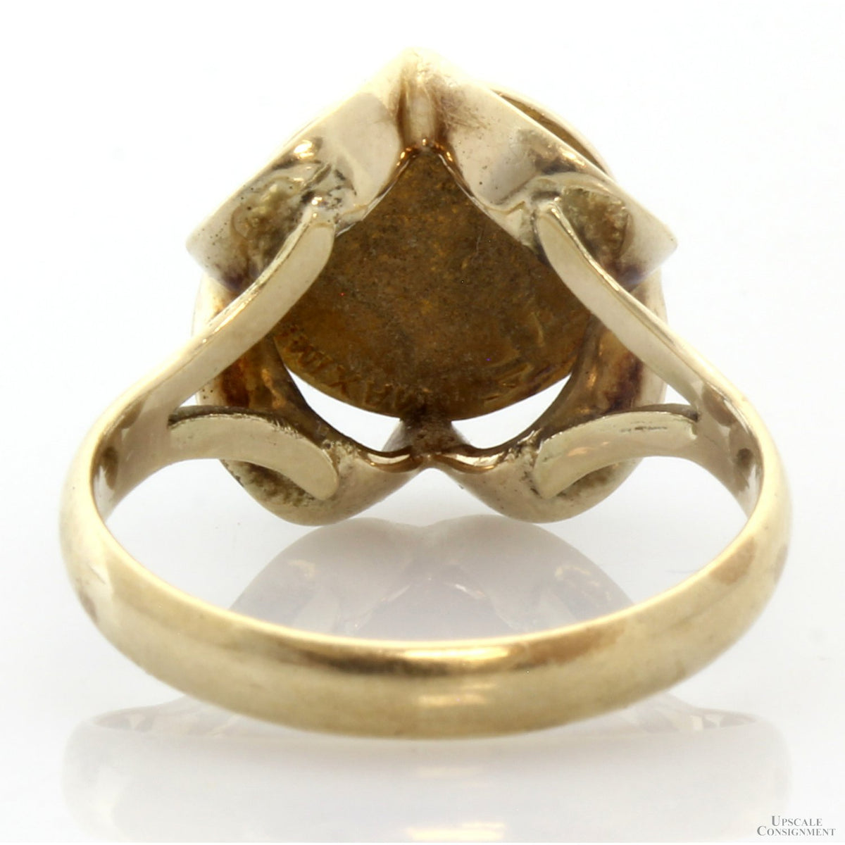 14K Yellow Gold Ring | Mexican Maximilian I Wedding Token