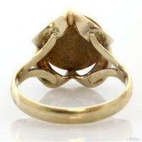 14K Yellow Gold Ring | Mexican Maximilian I Wedding Token