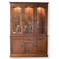 Ethan Allen Solid Cherry China Cabinet