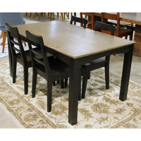 Ashley Black & Taupe Dining Set w/4 chairs