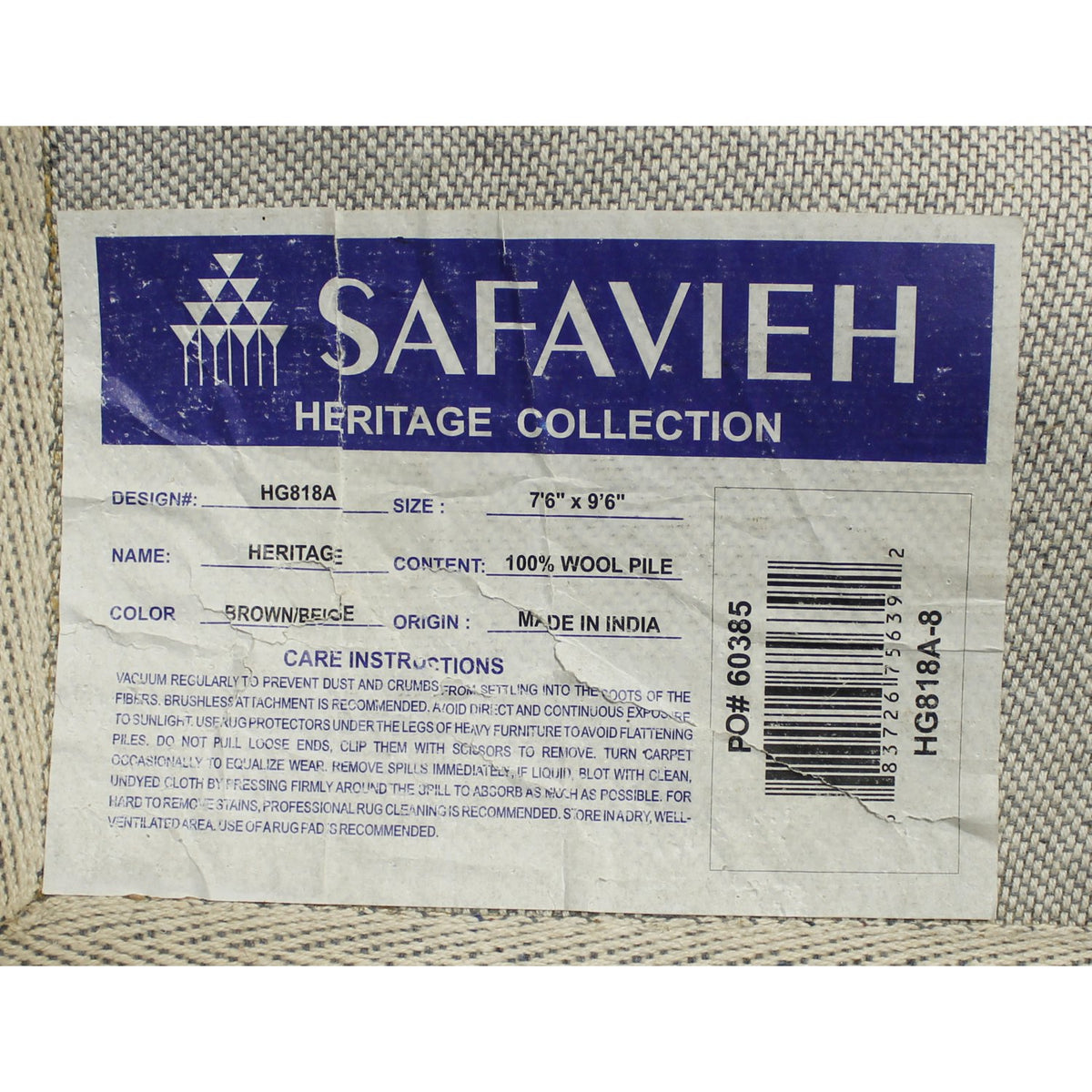 Safavieh 7' 5'' X 9' 6'' Heritage Wool Area Rug