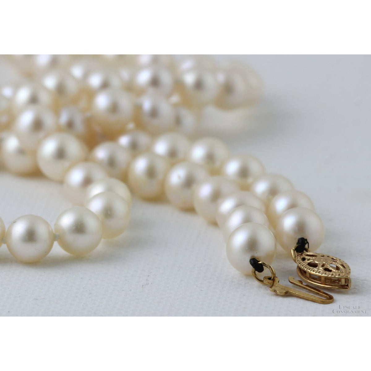 Shane Co. Freshwater Pearl Necklace | 6–6.5mm Cultured Pearls | 14K Gold Clasp | 23"