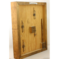 Charles M. Russell Pewter Buckle Set – Framed with COA – Western art collectible.