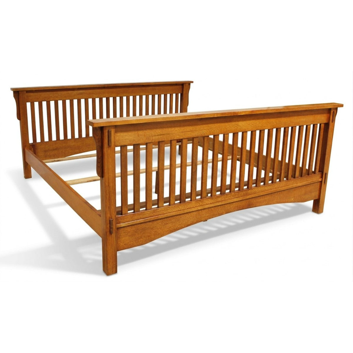 Oak Mission Style King Bed