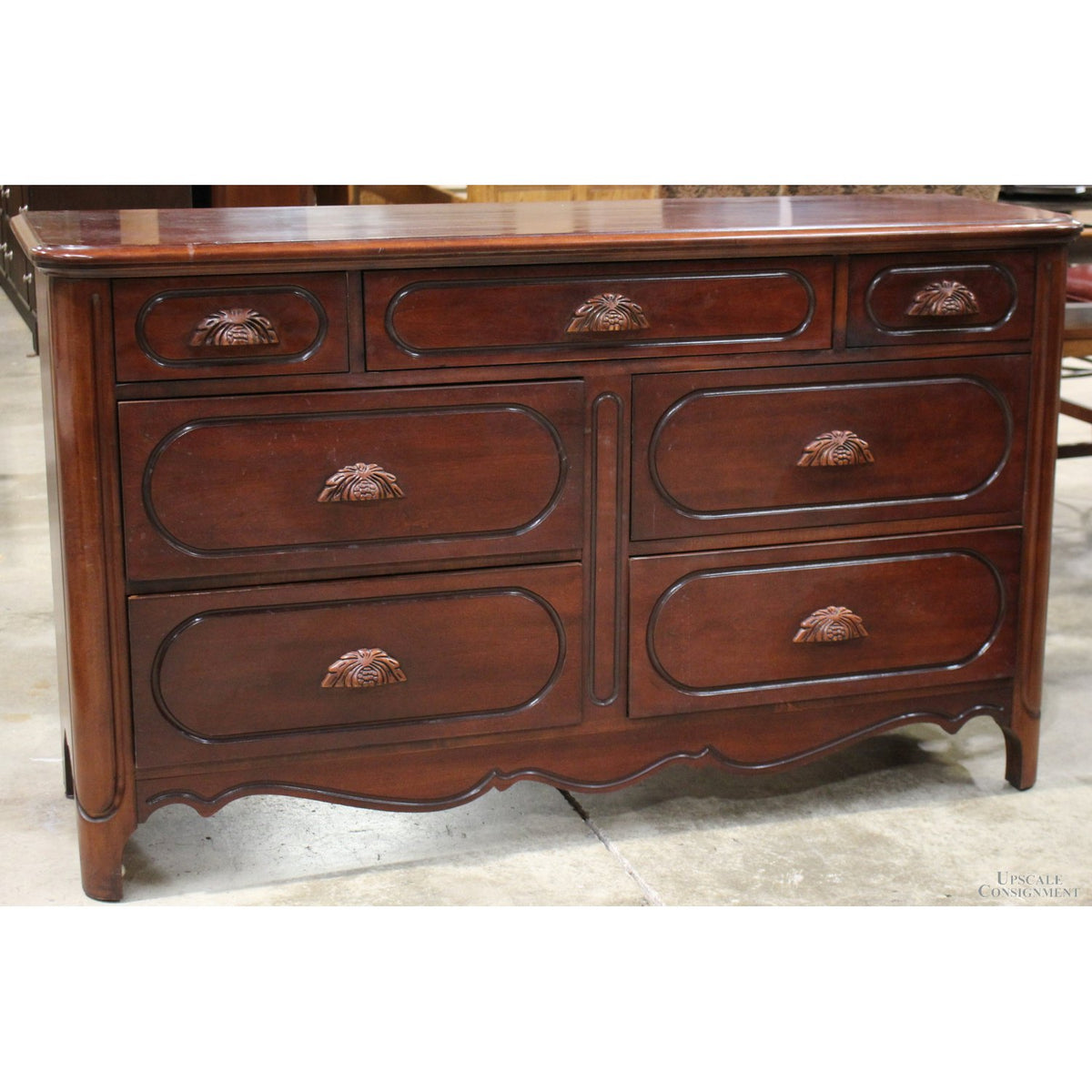 Mahogany Double Dresser