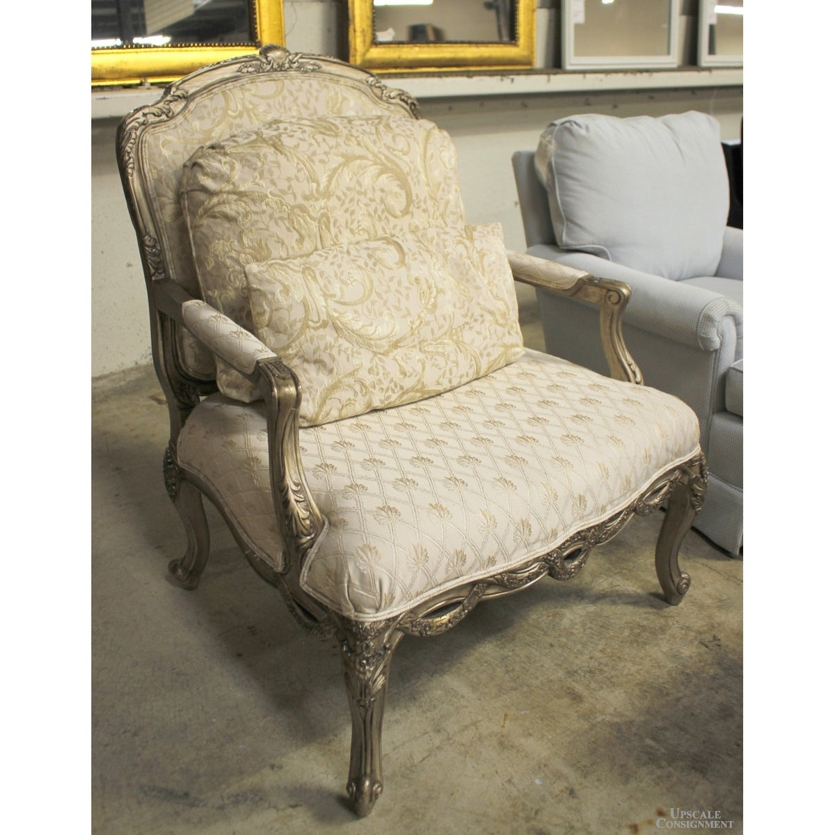 Bassett Louis XV Style Fauteuil Chair