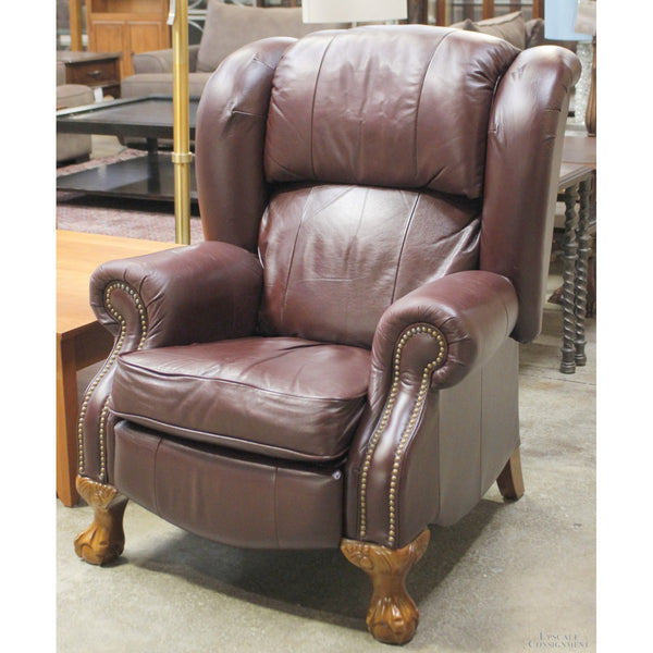 La-Z-Boy Maroon Wingback Recliner