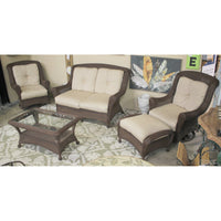 5 Piece Wicker Outdoor Set