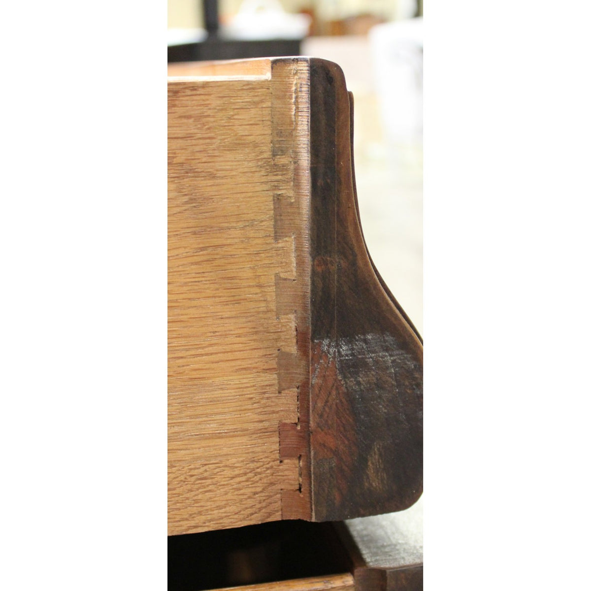 White Fine Furniture Bombe Chest