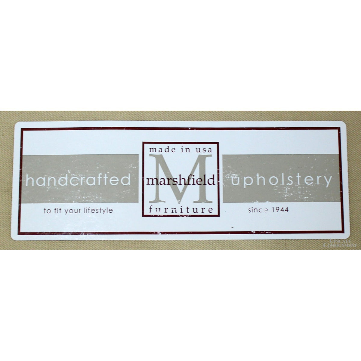 Marshfield Furniture Diamond Pattern Sofa