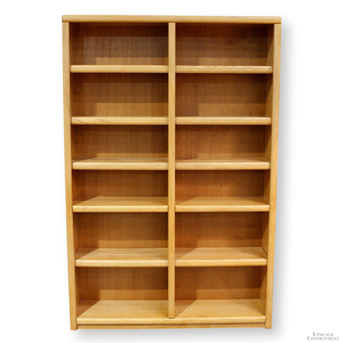 Oak 6' Double Bookcase
