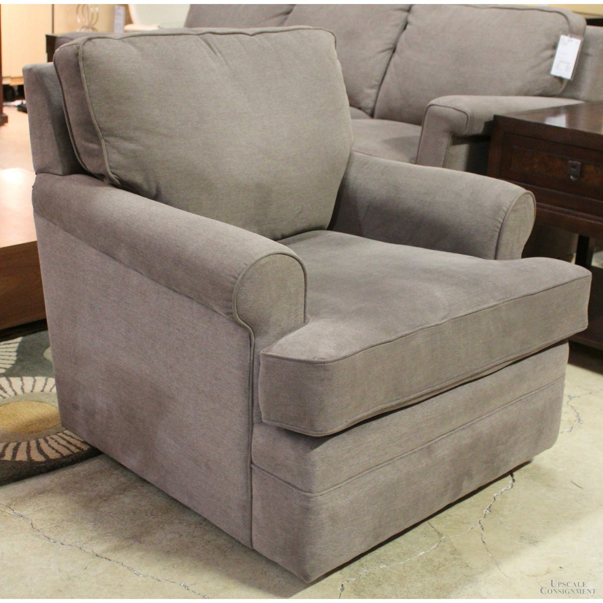 La-Z-Boy Taupe Swivel Glider Chair